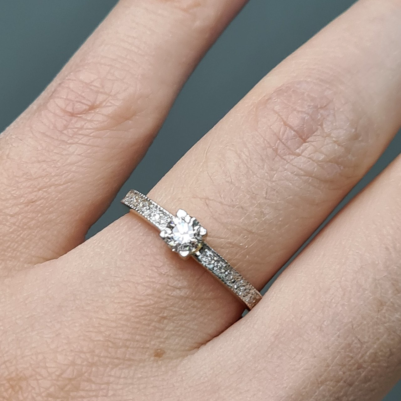 Кольцо Deimantas 94580424 18р 2,43гр 0,49ct. купить,NaN