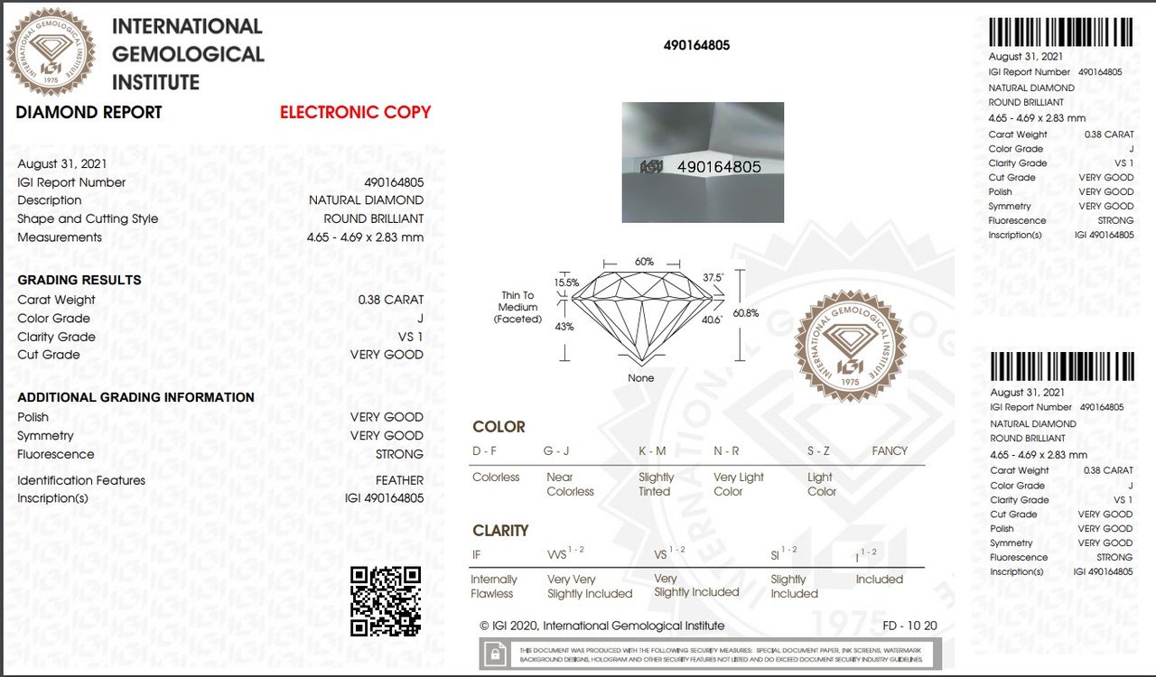 Серьги Deimantas 1,27гр 0,73ct. купить,NaN