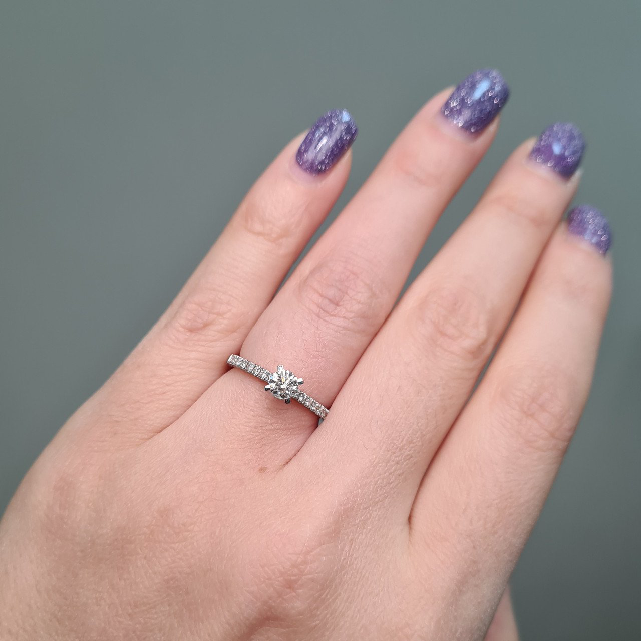Кольцо Deimantas 96293194 16,5р 2,22гр 0,54ct. купить,NaN