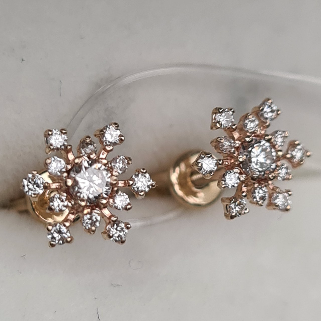 Серьги Deimantas 1,27гр 0,294ct. купить,NaN