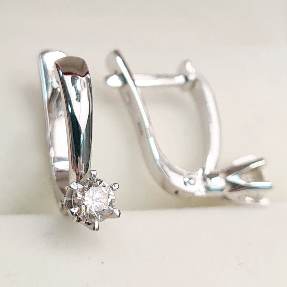 Серьги Deimantas 85386224 3,12гр 0,40ct. купить,NaN