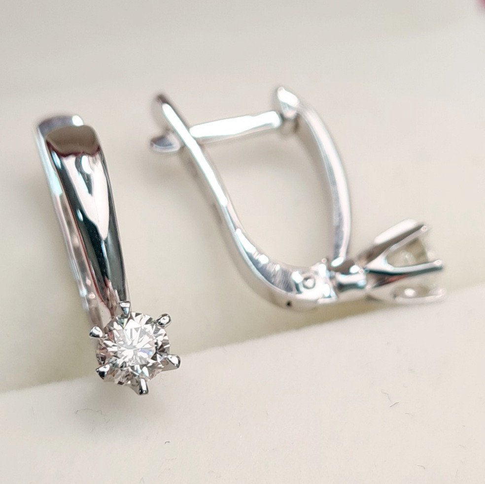 Серьги Deimantas 85386224 3,12гр 0,40ct. купить,NaN