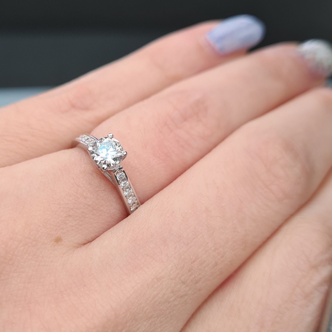 Кольцо Deimantas 85367223 16,5р 2,63гр 0,76ct. купить,NaN