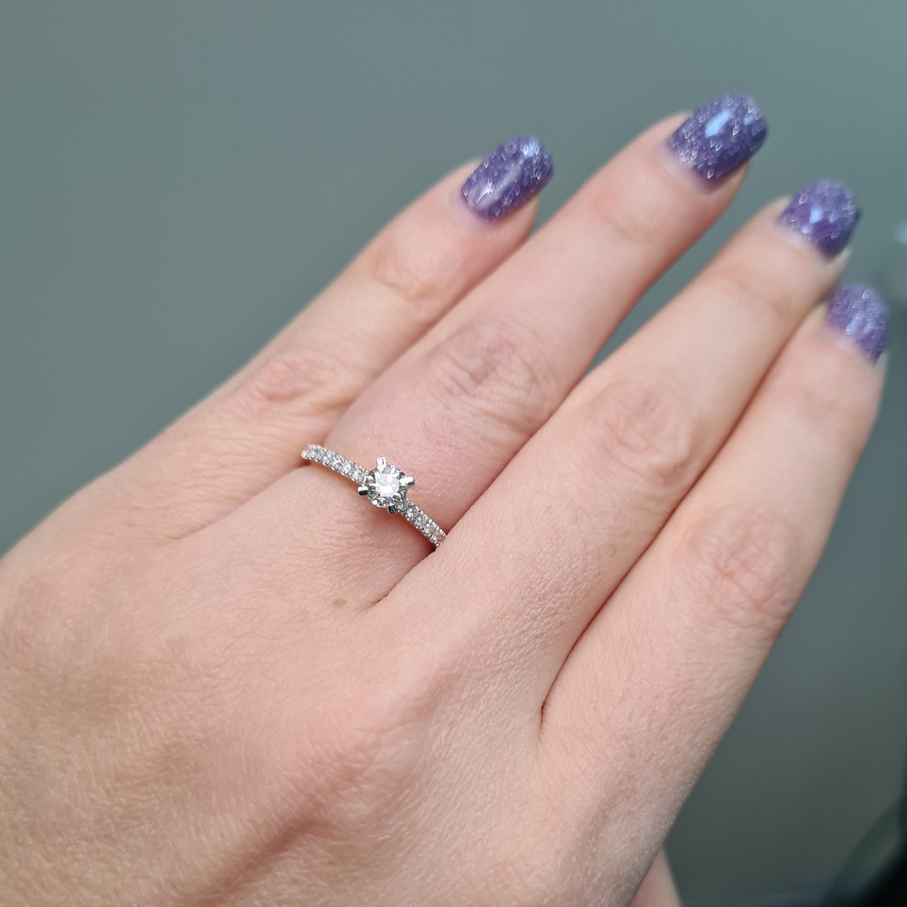 Кольцо Deimantas 96293209 16,5р 2,2гр 0,48ct. купить,NaN