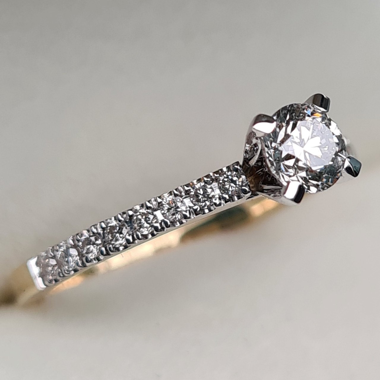 Кольцо Deimantas 96293209 16,5р 2,2гр 0,48ct. купить,NaN