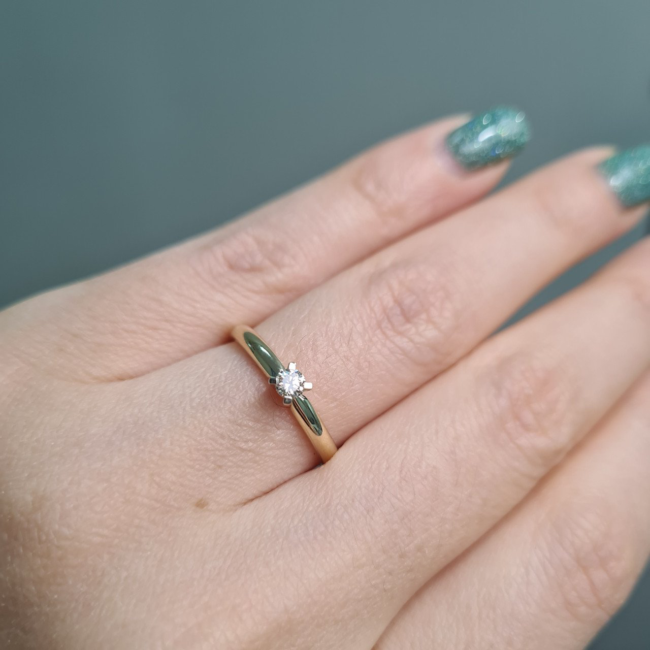 Кольцо Deimantas 96412153 16,5р 2,13гр 0,14ct. купить,NaN