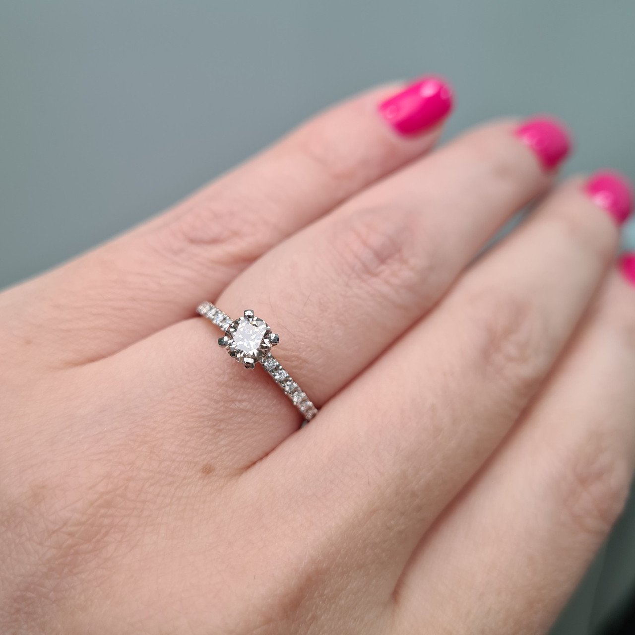 Кольцо Deimantas 96412783 16,5р 1,5гр 0,45ct. купить,NaN