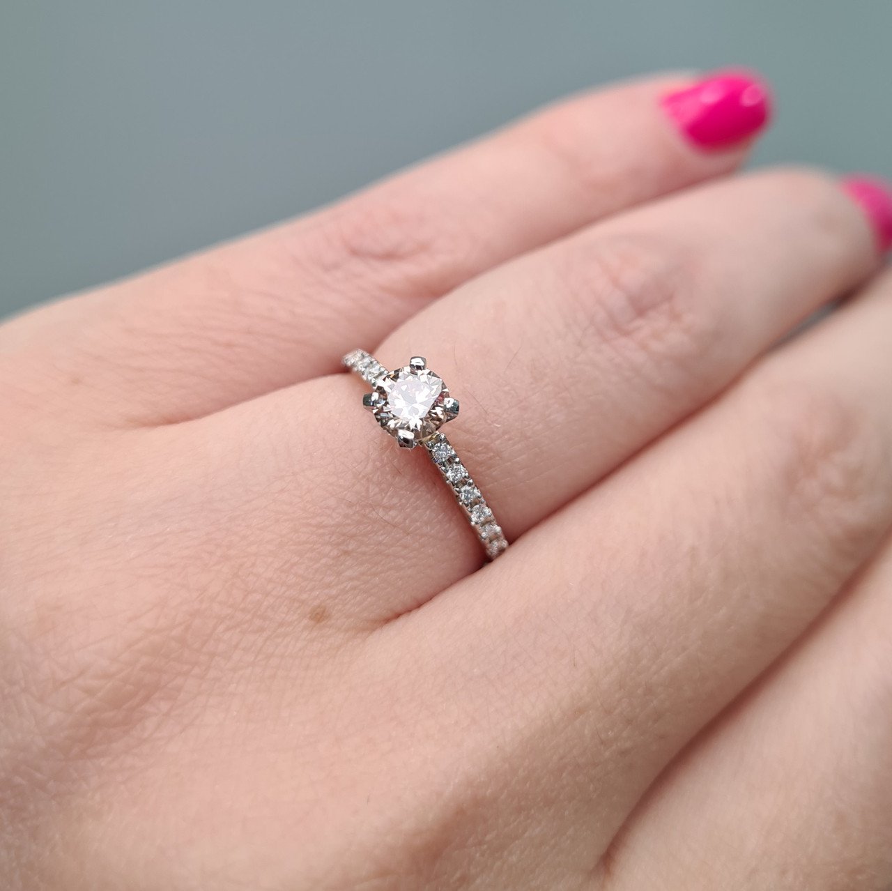 Кольцо Deimantas 96412783 16,5р 1,5гр 0,45ct. купить,NaN