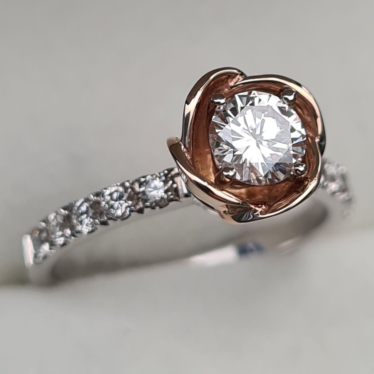 Кольцо Deimantas 94696085 16,5р 3,32гр 0,77ct. купить,NaN