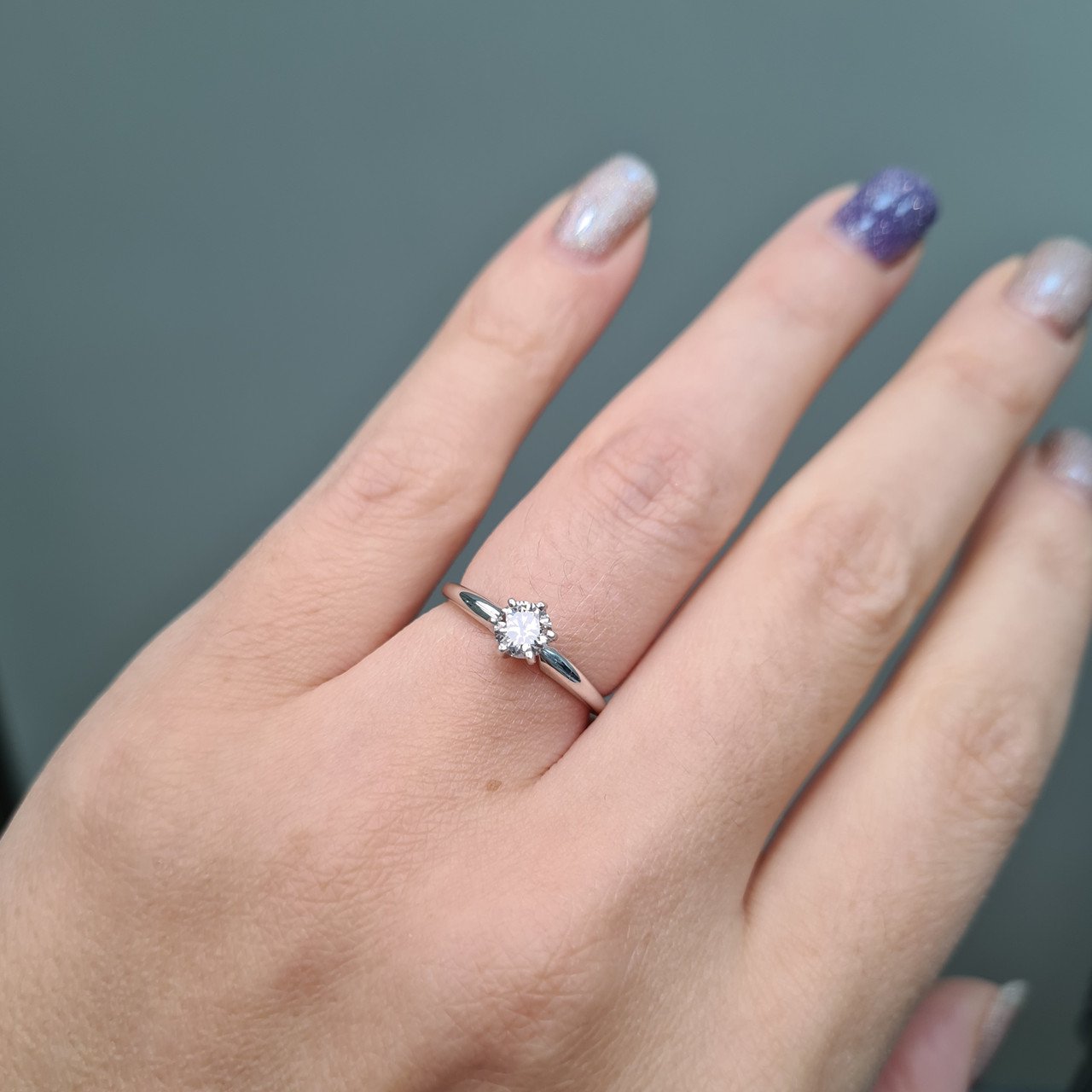 Кольцо Deimantas 94696095 16,5р 1,97гр 0,45ct. купить,NaN