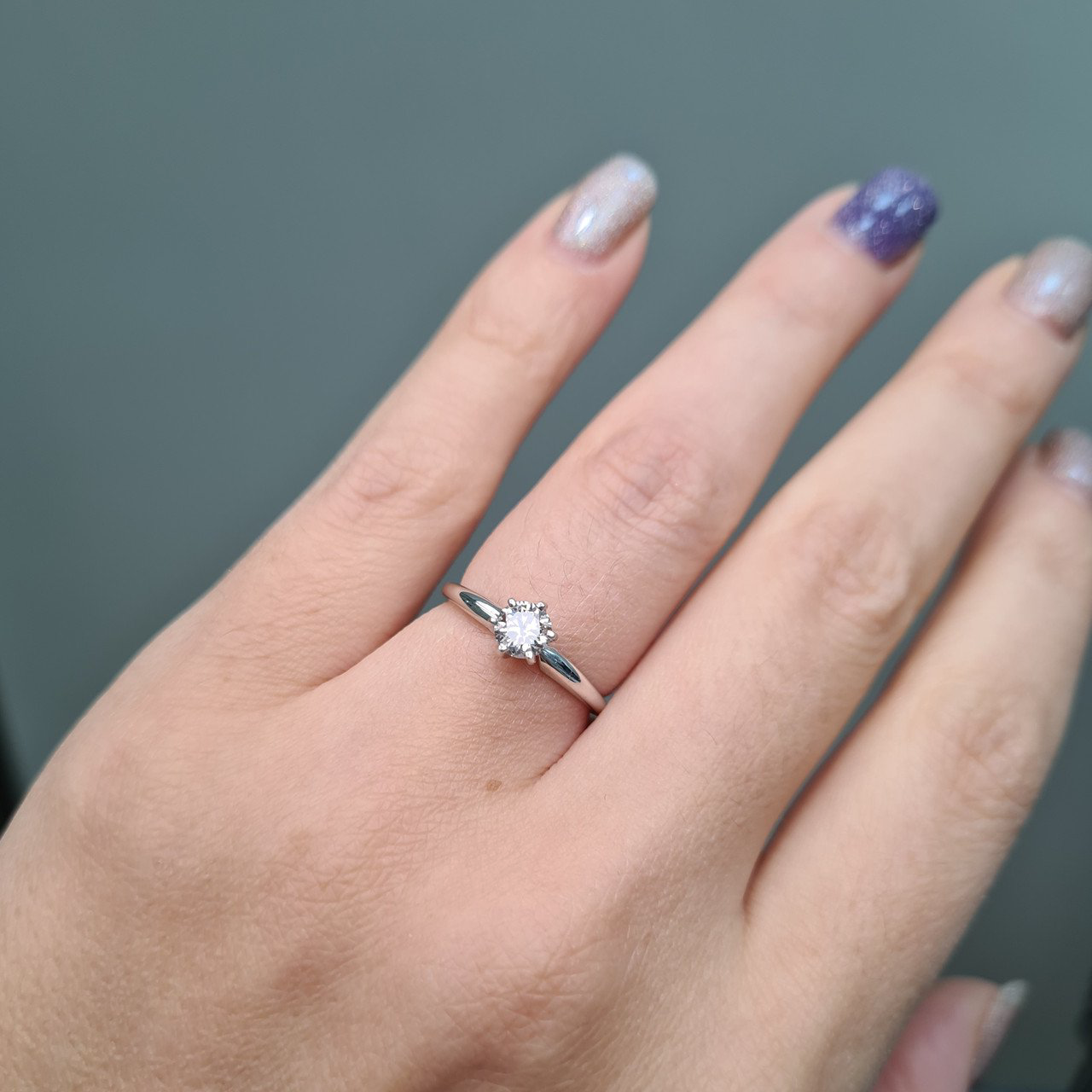 Кольцо Deimantas 94696095 16,5р 1,97гр 0,45ct. купить,NaN