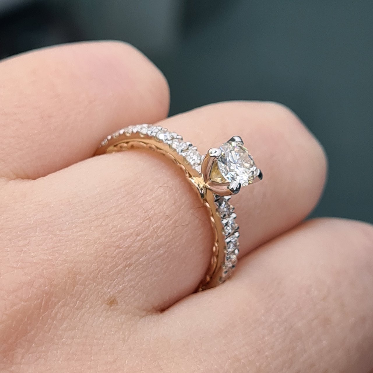 Кольцо Deimantas 87308356 16,5р 3,33гр 0,85ct. купить,NaN