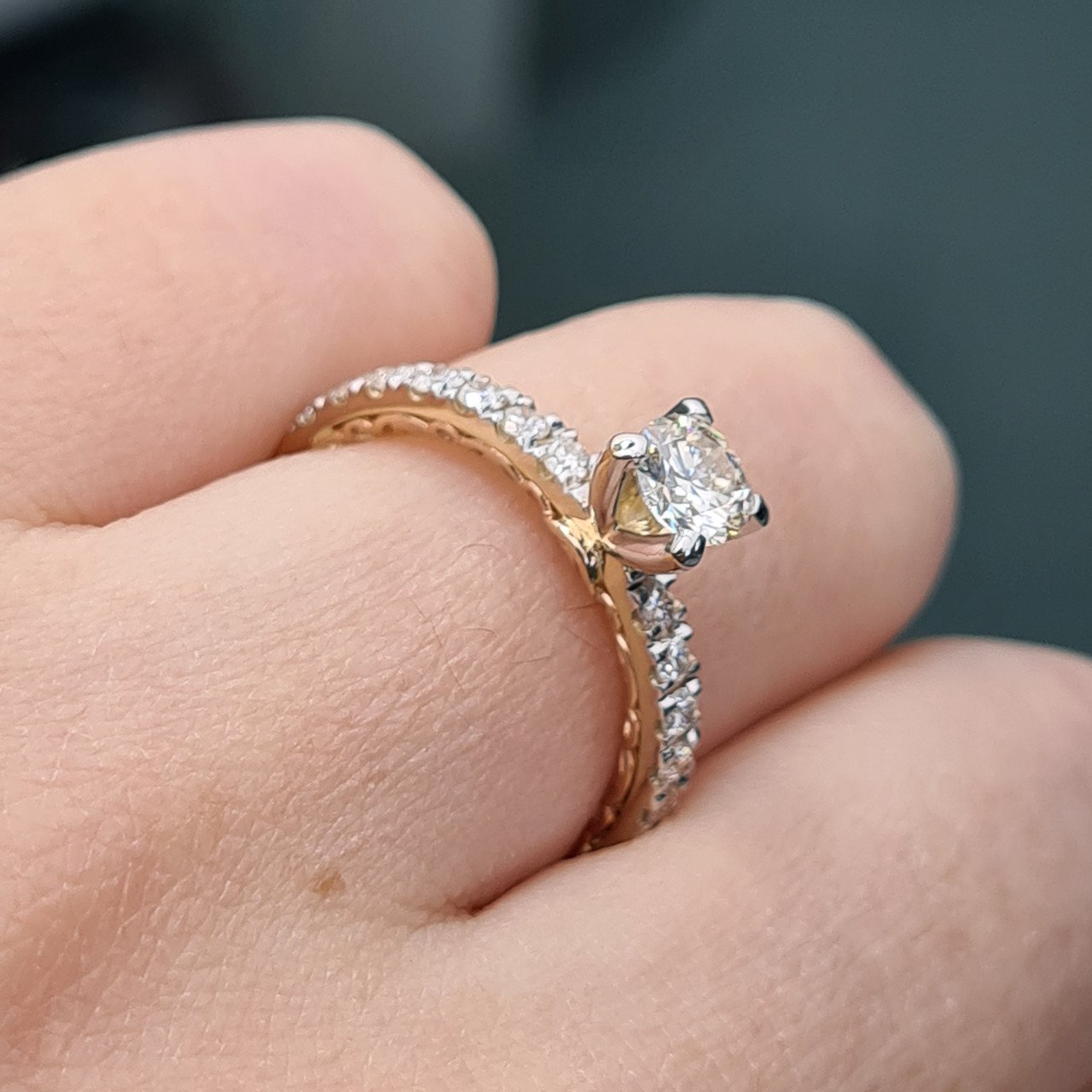 Кольцо Deimantas 87308356 16,5р 3,33гр 0,85ct. купить,NaN