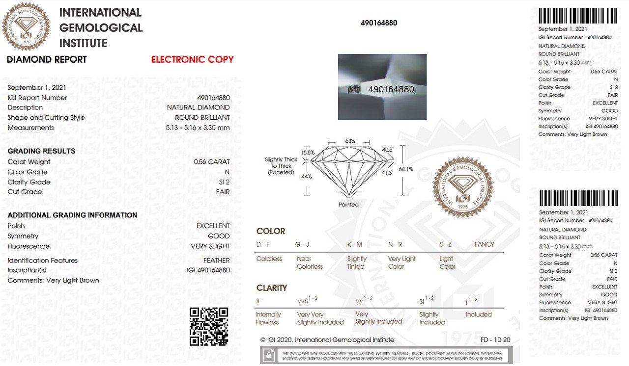 Серьги Deimantas 96417685 2,46гр 2,46ct. купить,NaN