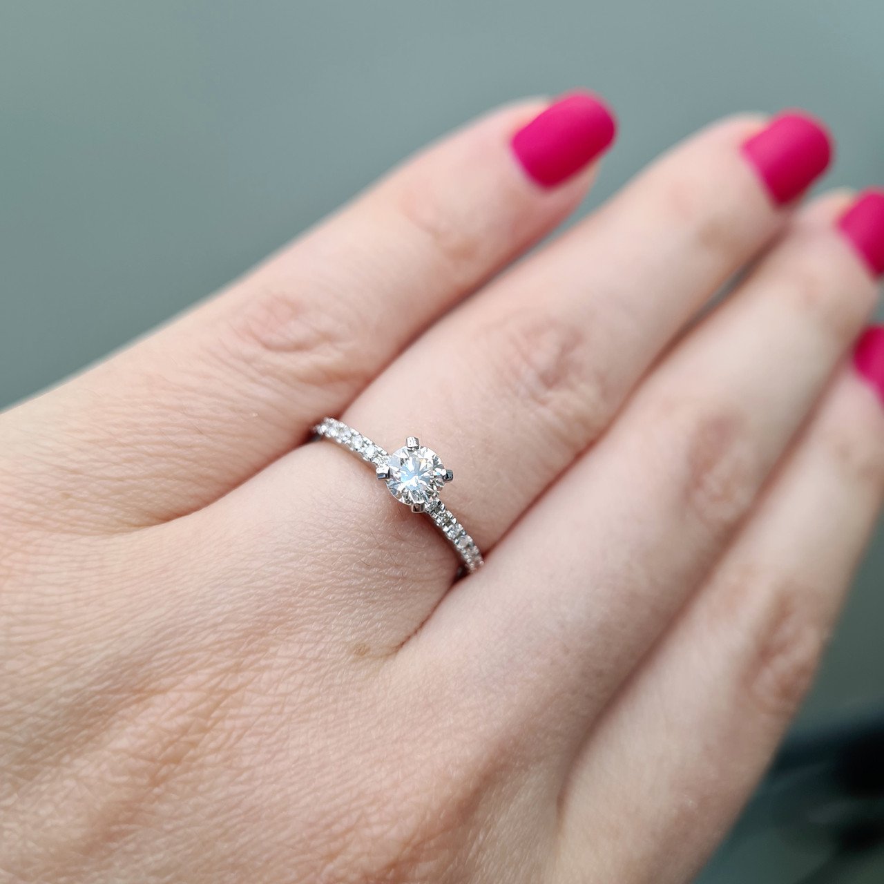 Кольцо Deimantas 96547400 17р 1,62гр 0,45ct. купить,NaN