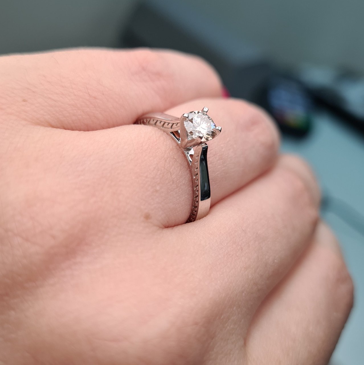 Кольцо Deimantas 90791459 16,51р 5,21гр 0,54ct. купить,NaN