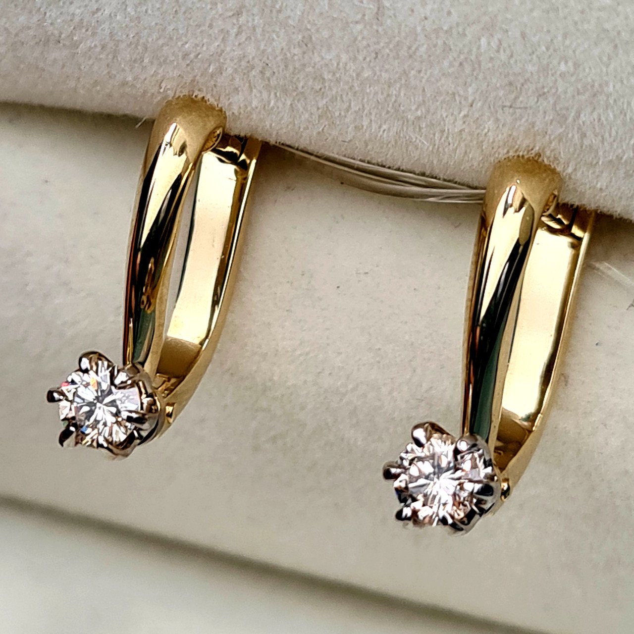 Серьги Deimantas 96847620 3,1гр 0,36ct. купить,NaN