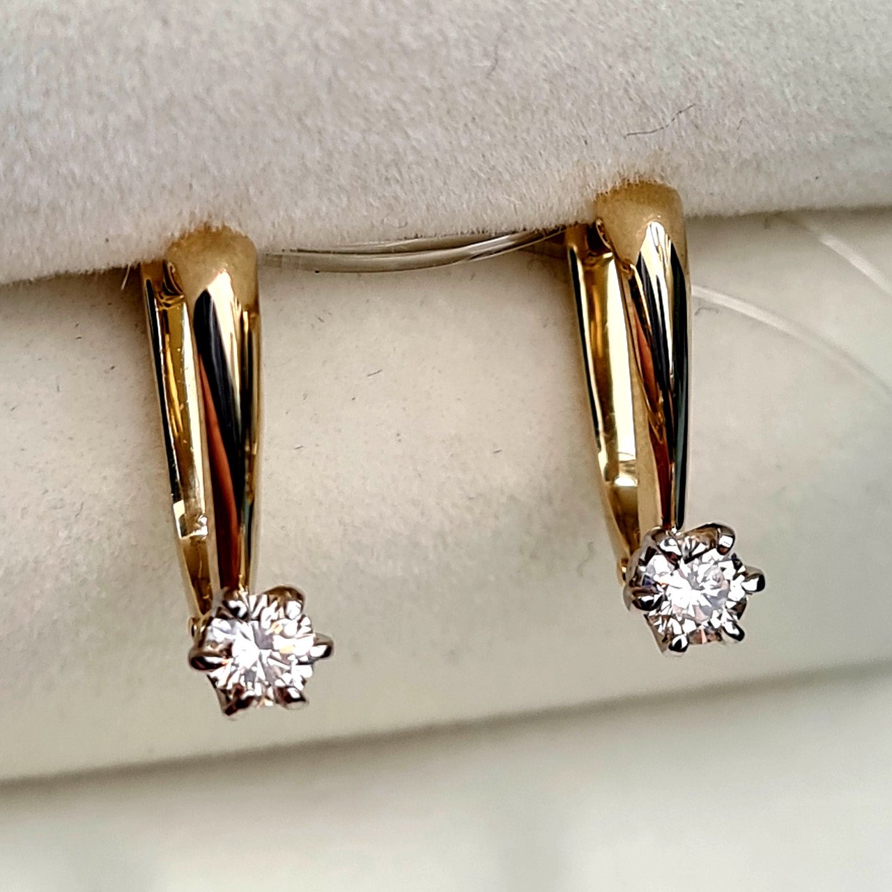 Серьги Deimantas 96847620 3,1гр 0,36ct. купить,NaN