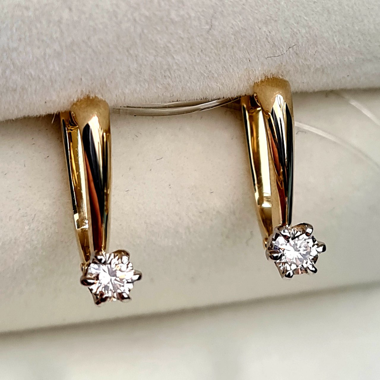 Серьги Deimantas 96847620 3,1гр 0,36ct. купить,NaN