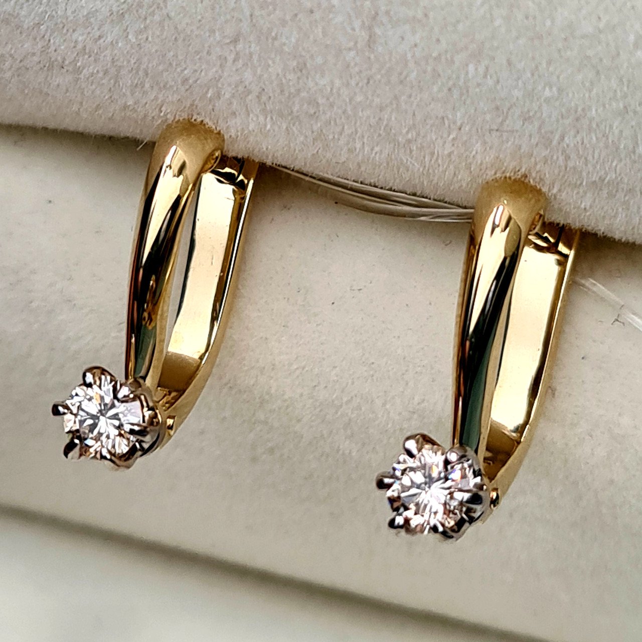Серьги Deimantas 96847620 3,1гр 0,36ct. купить,NaN