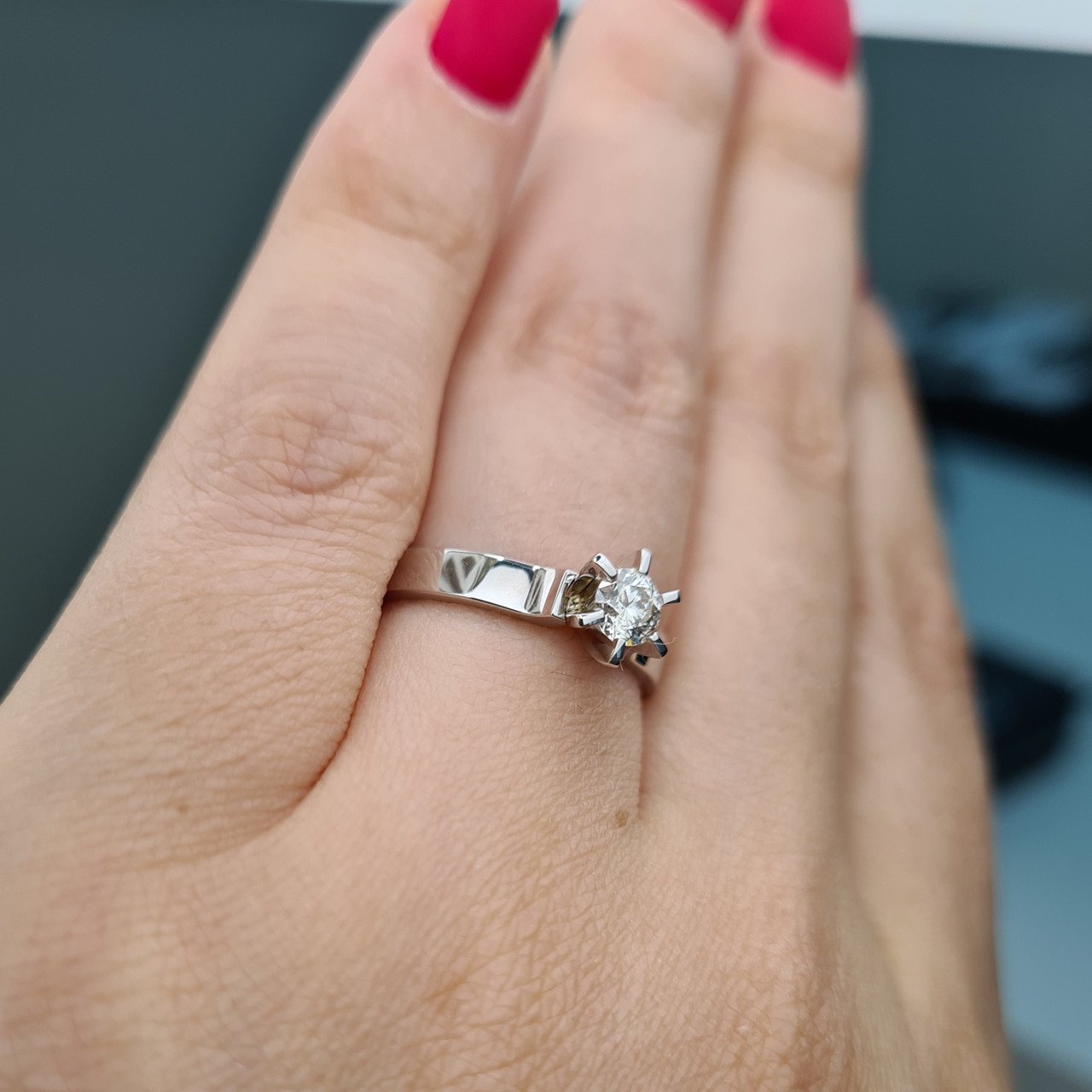 Кольцо Deimantas 90790724 16,5р 3,32гр 0,31ct. купить,NaN