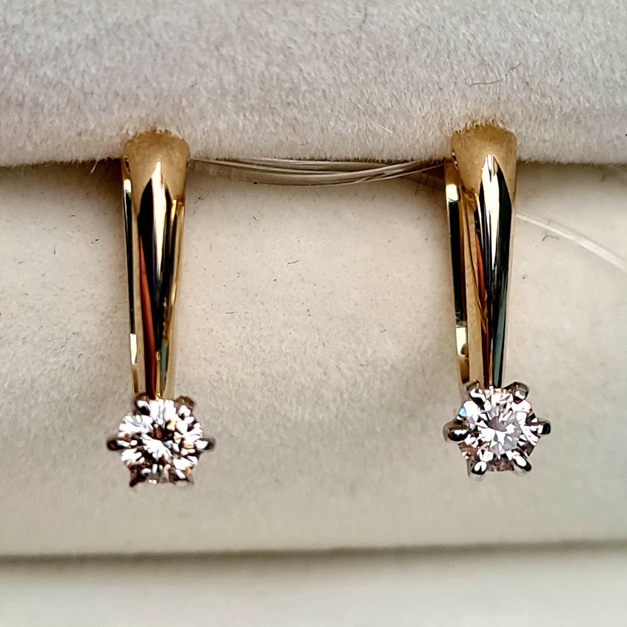 Серьги Deimantas 96847620 3,1гр 0,36ct. купить,NaN
