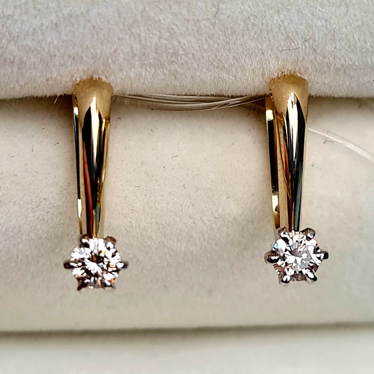 Серьги Deimantas 96847620 3,1гр 0,36ct. купить,NaN