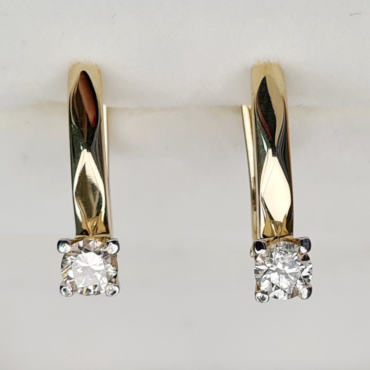 Серьги Deimantas 97085259 2,49гр 0,39ct. купить,NaN