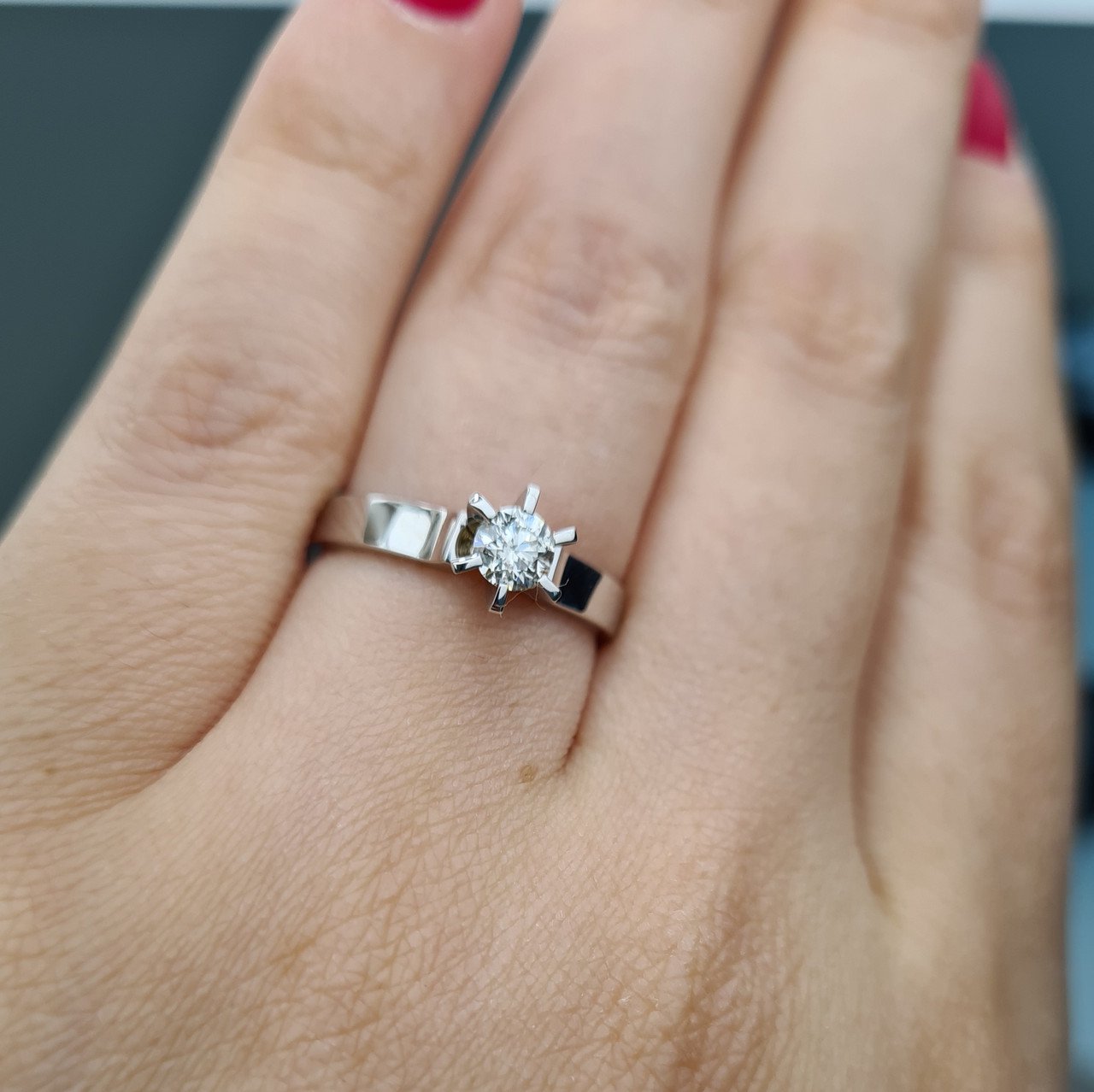 Кольцо Deimantas 90790724 16,5р 3,32гр 0,31ct. купить,NaN