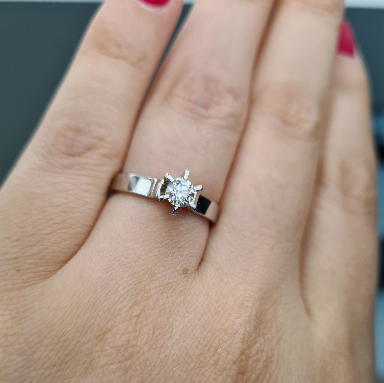 Кольцо Deimantas 90790724 16,5р 3,32гр 0,31ct. купить,NaN
