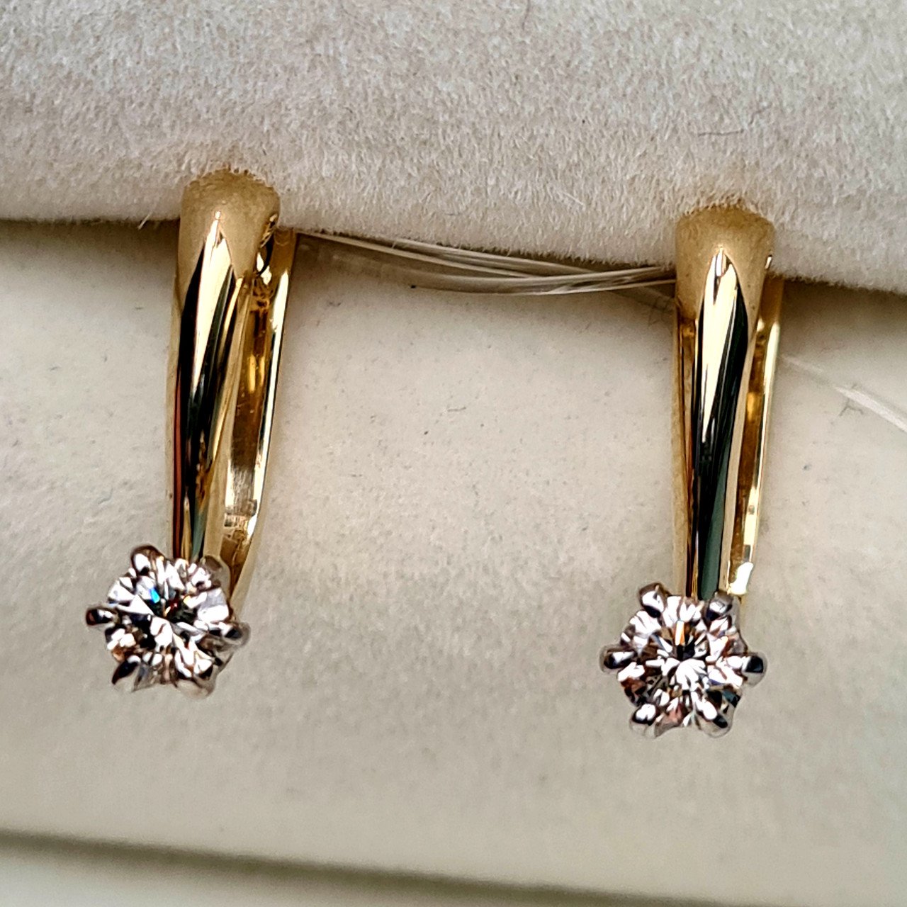 Серьги Deimantas 96847620 3,1гр 0,36ct. купить,NaN