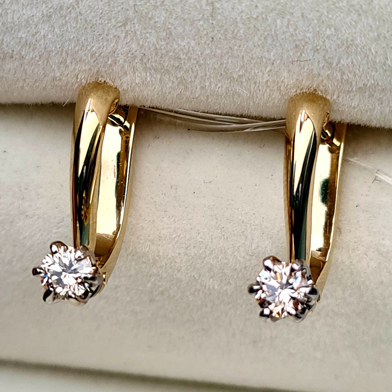 Серьги Deimantas 96847620 3,1гр 0,36ct. купить,NaN