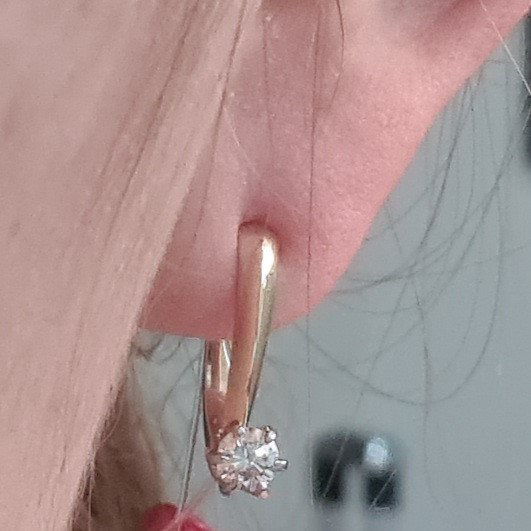 Серьги Deimantas 96847620 3,1гр 0,36ct. купить,NaN