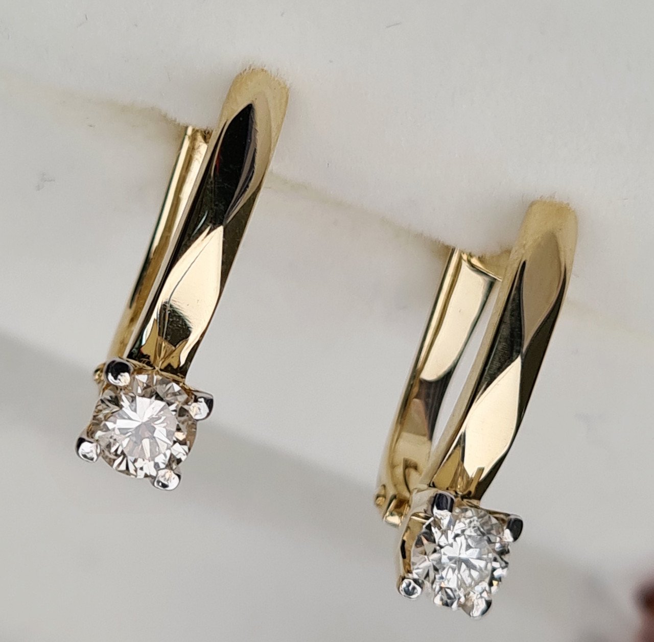 Серьги Deimantas 97085259 2,49гр 0,39ct. купить,NaN
