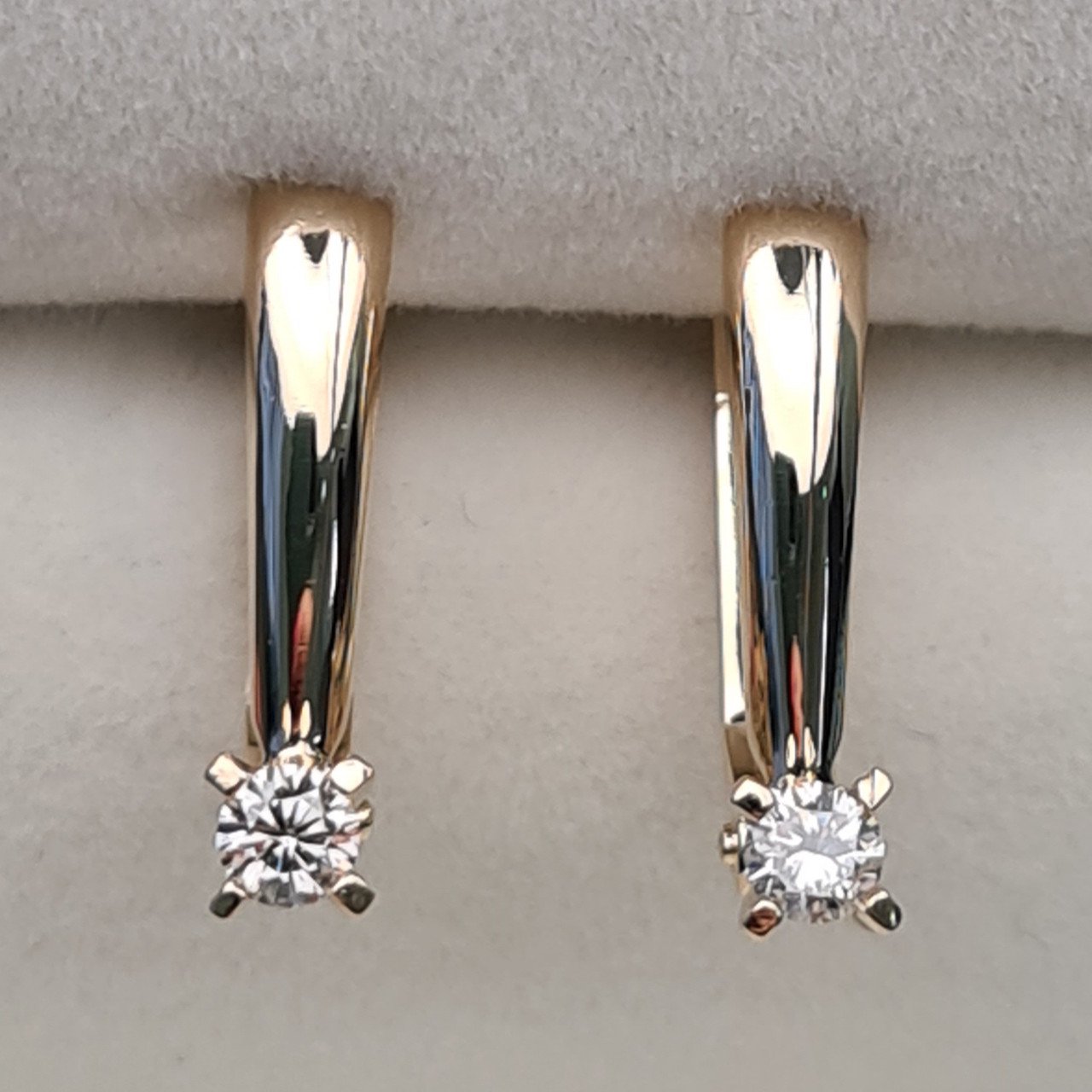 Серьги Deimantas 96925031 3,3гр 0,27ct. купить,NaN
