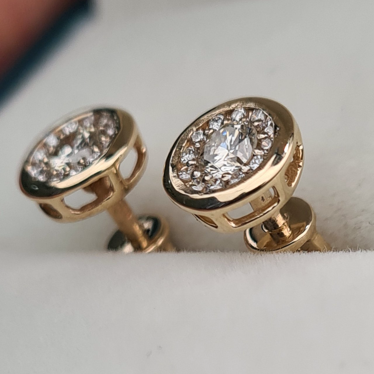 Серьги Deimantas 95525301 1,16гр 0,43ct. купить,NaN