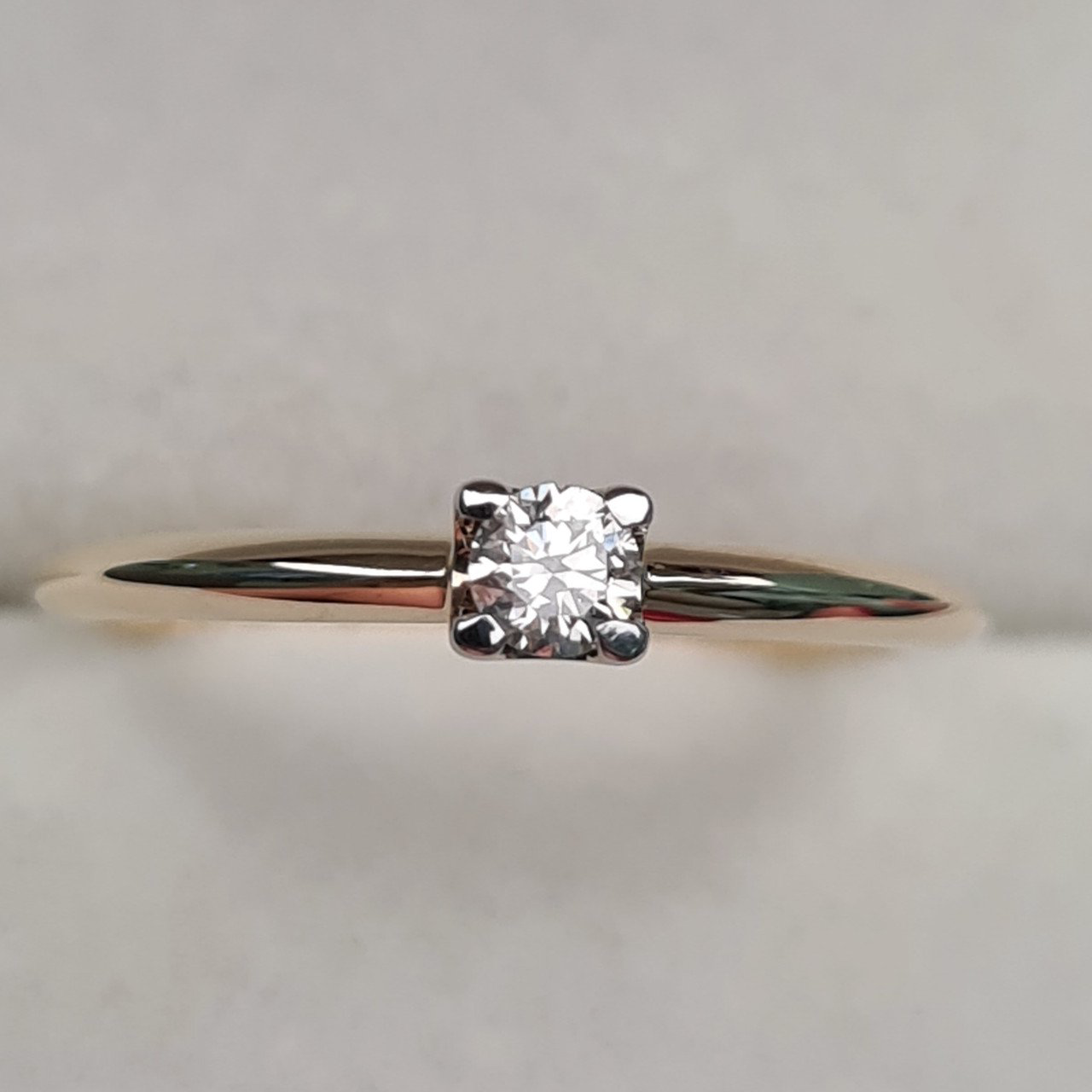 Кольцо Deimantas 97346458 16,5р 1,35гр 0,11ct. купить,NaN