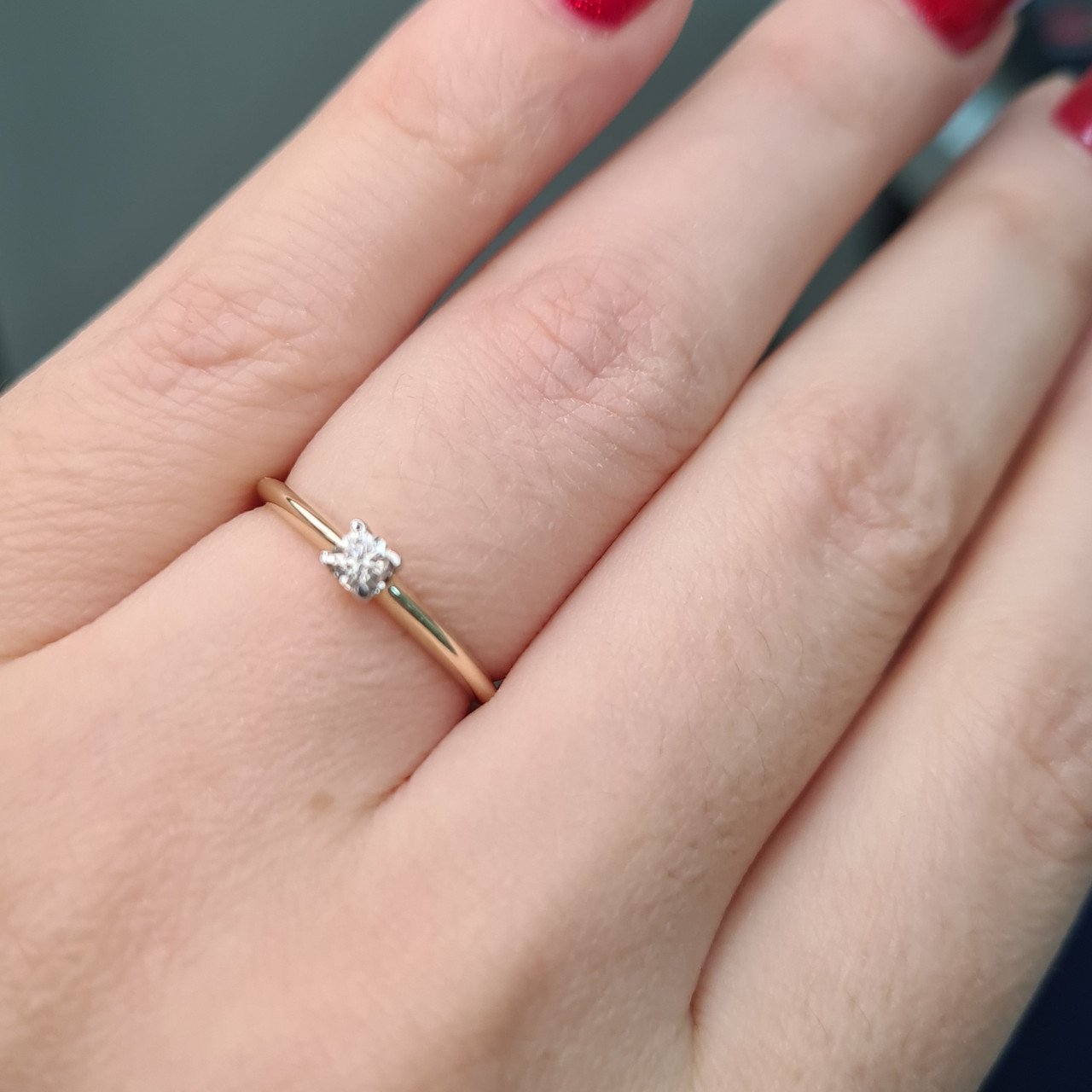 Кольцо Deimantas 97346458 16,5р 1,35гр 0,11ct. купить,NaN