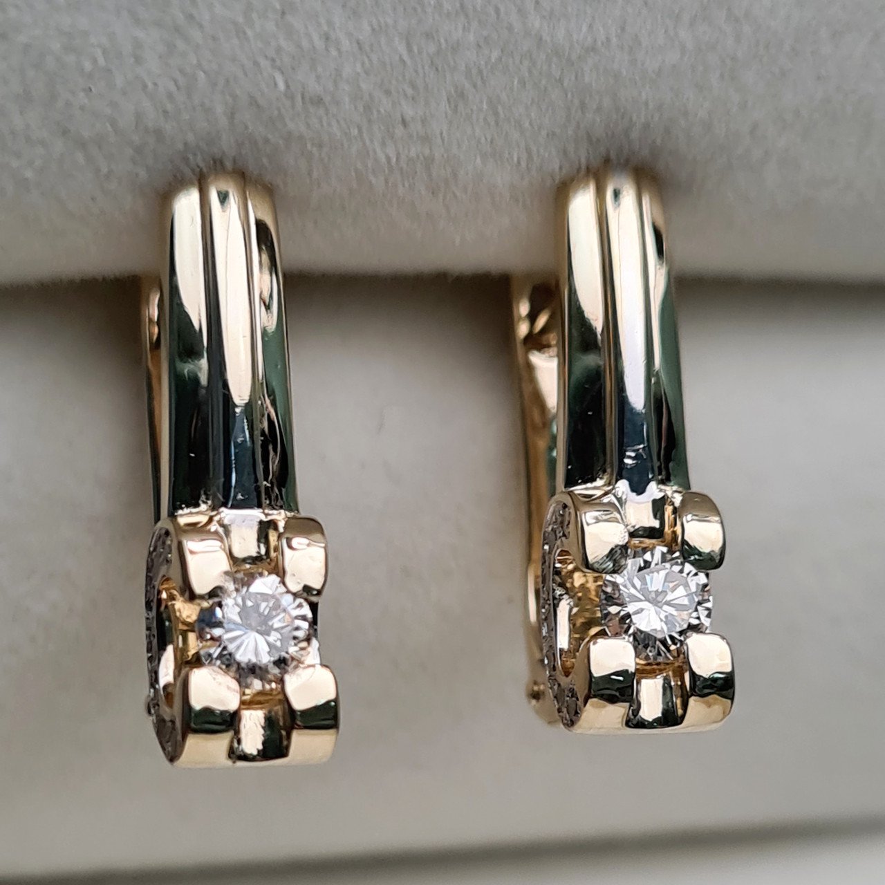 Серьги Deimantas 95525336 4,28гр 0,44ct. купить,NaN