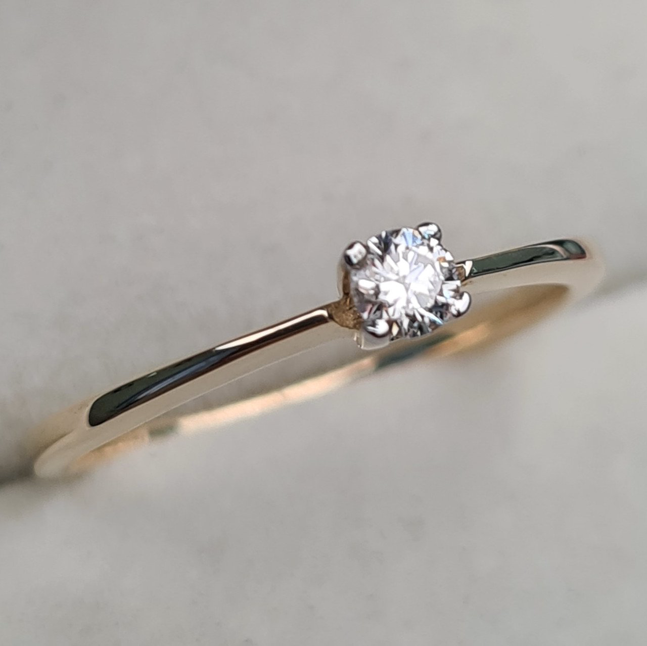 Кольцо Deimantas 97346482 16,5р 1,27гр 0,11ct. купить,NaN