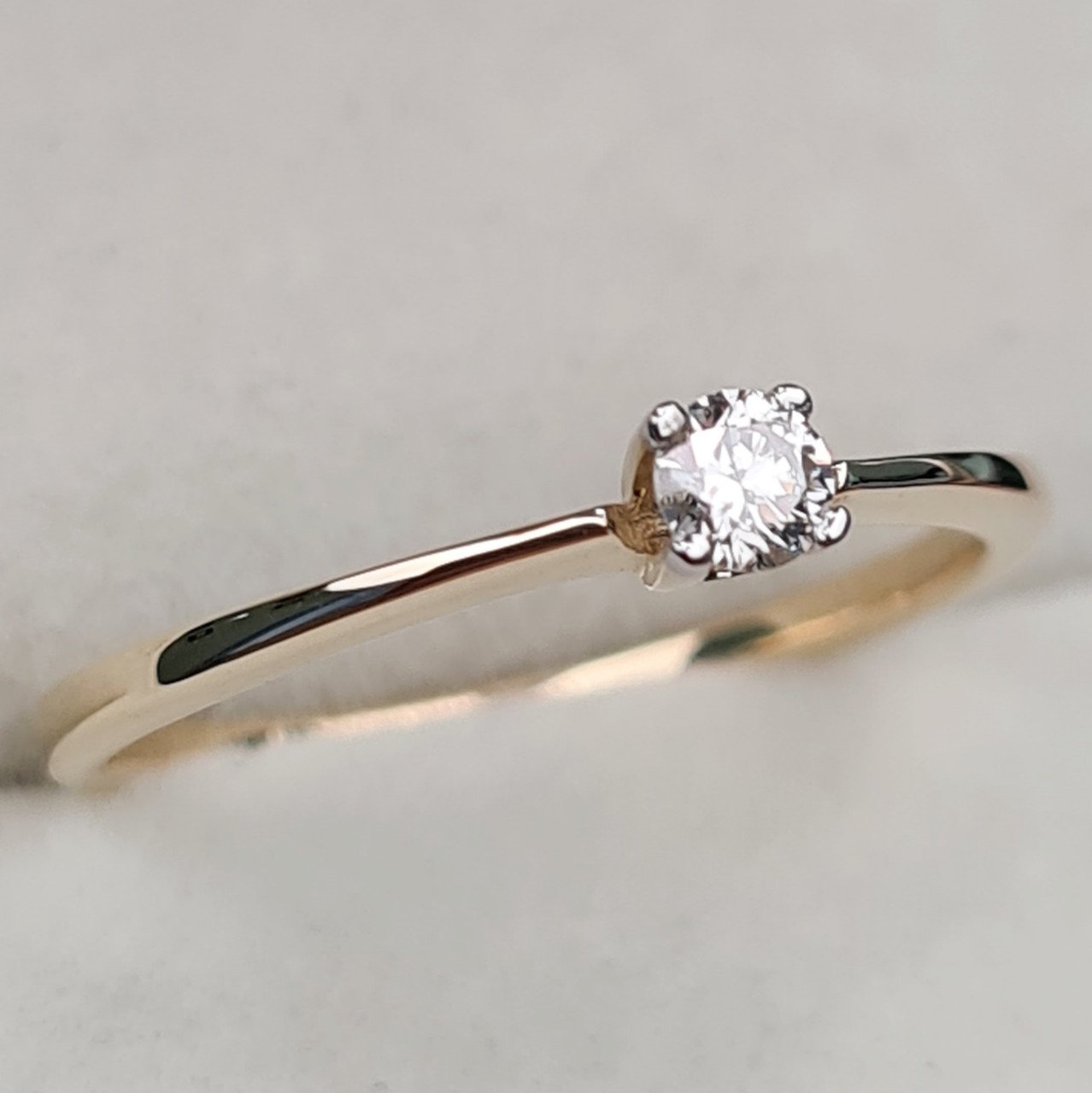 Кольцо Deimantas 97346482 16,5р 1,27гр 0,11ct. купить,NaN