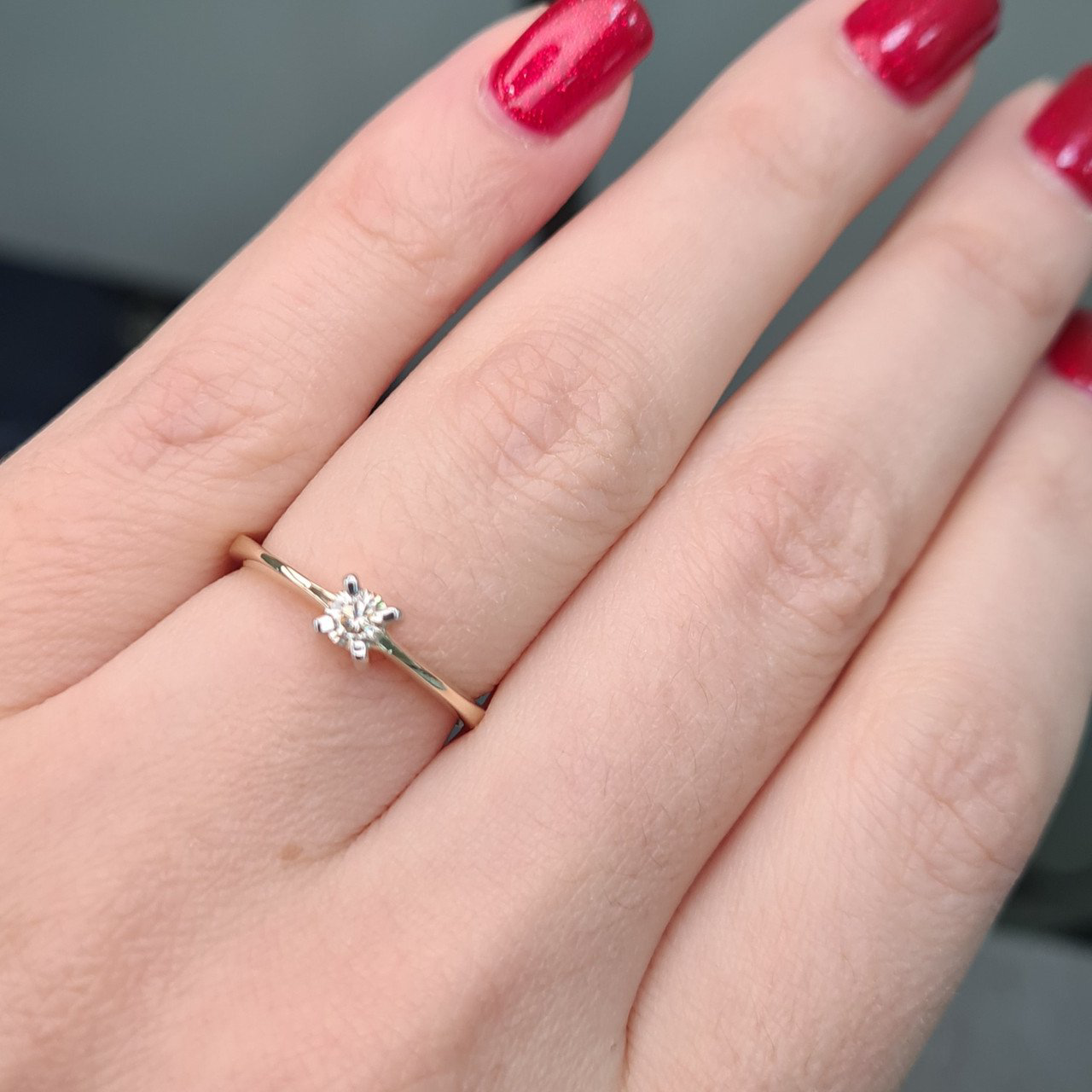 Кольцо Deimantas 97346488 17р 2,78гр 0,19ct. купить,NaN