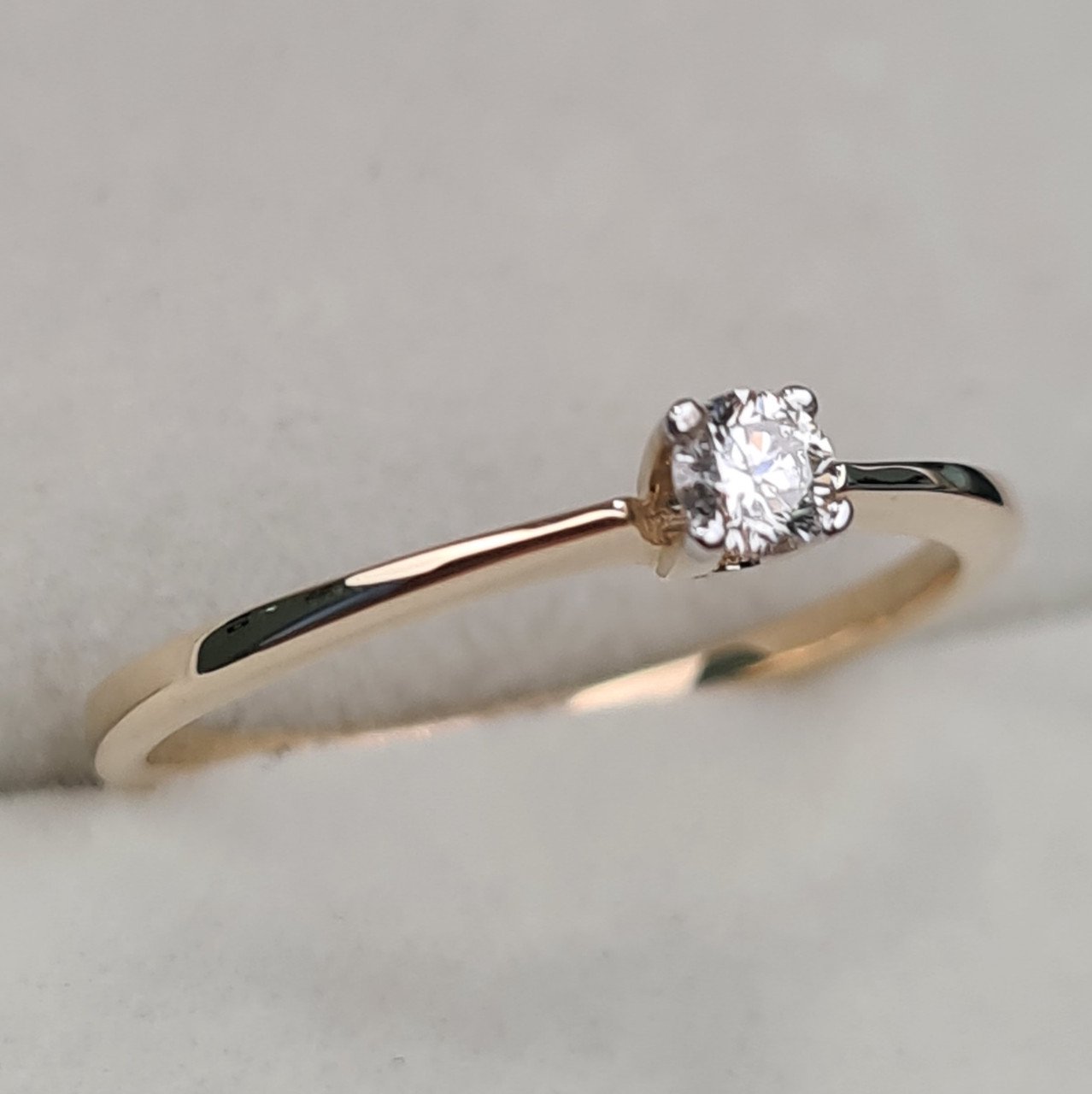 Кольцо Deimantas 97346482 16,5р 1,27гр 0,11ct. купить,NaN