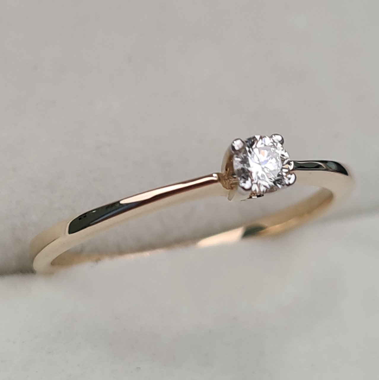 Кольцо Deimantas 97346482 16,5р 1,27гр 0,11ct. купить,NaN