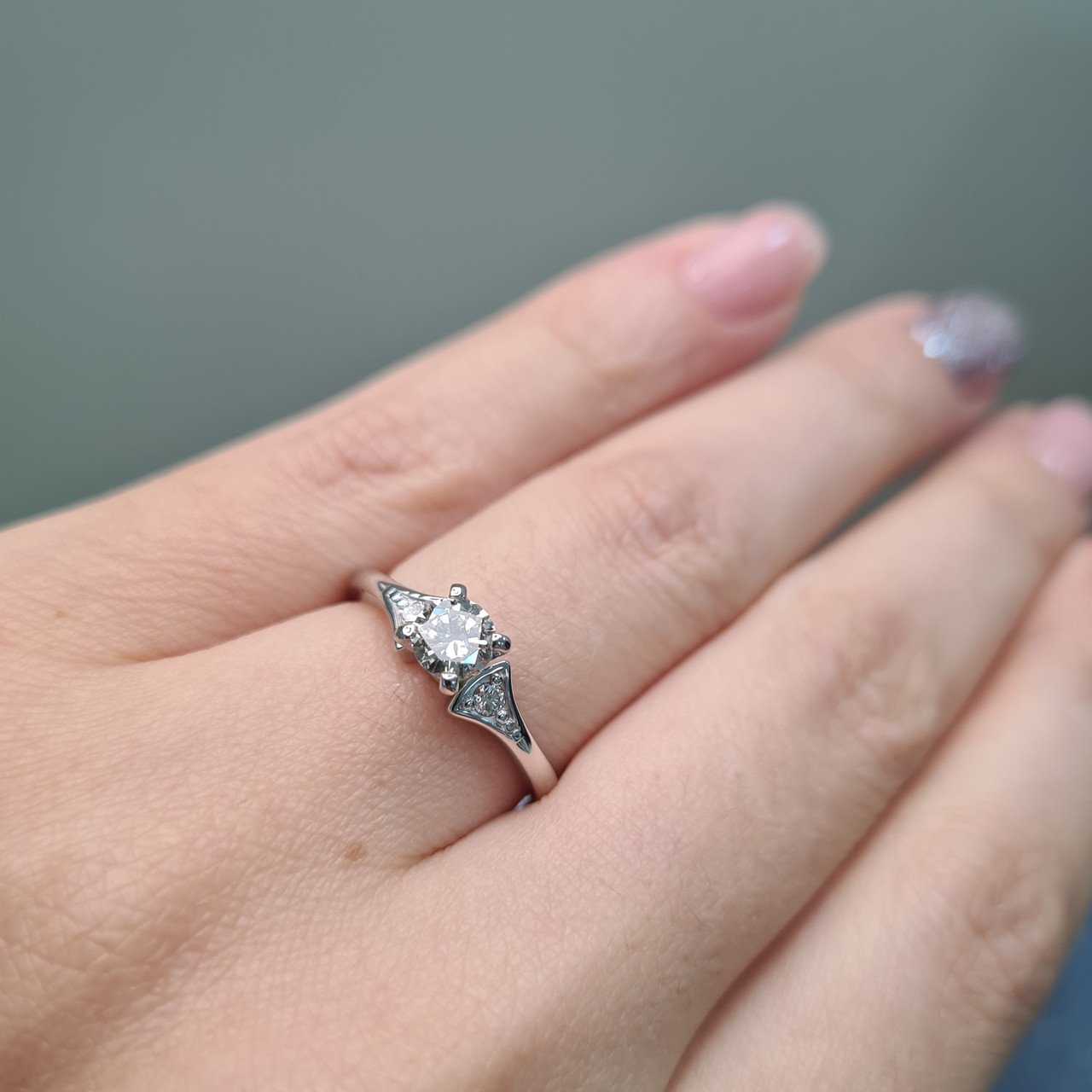 Кольцо Deimantas 91794249 16,5р 2,94гр 0,51ct. купить,NaN