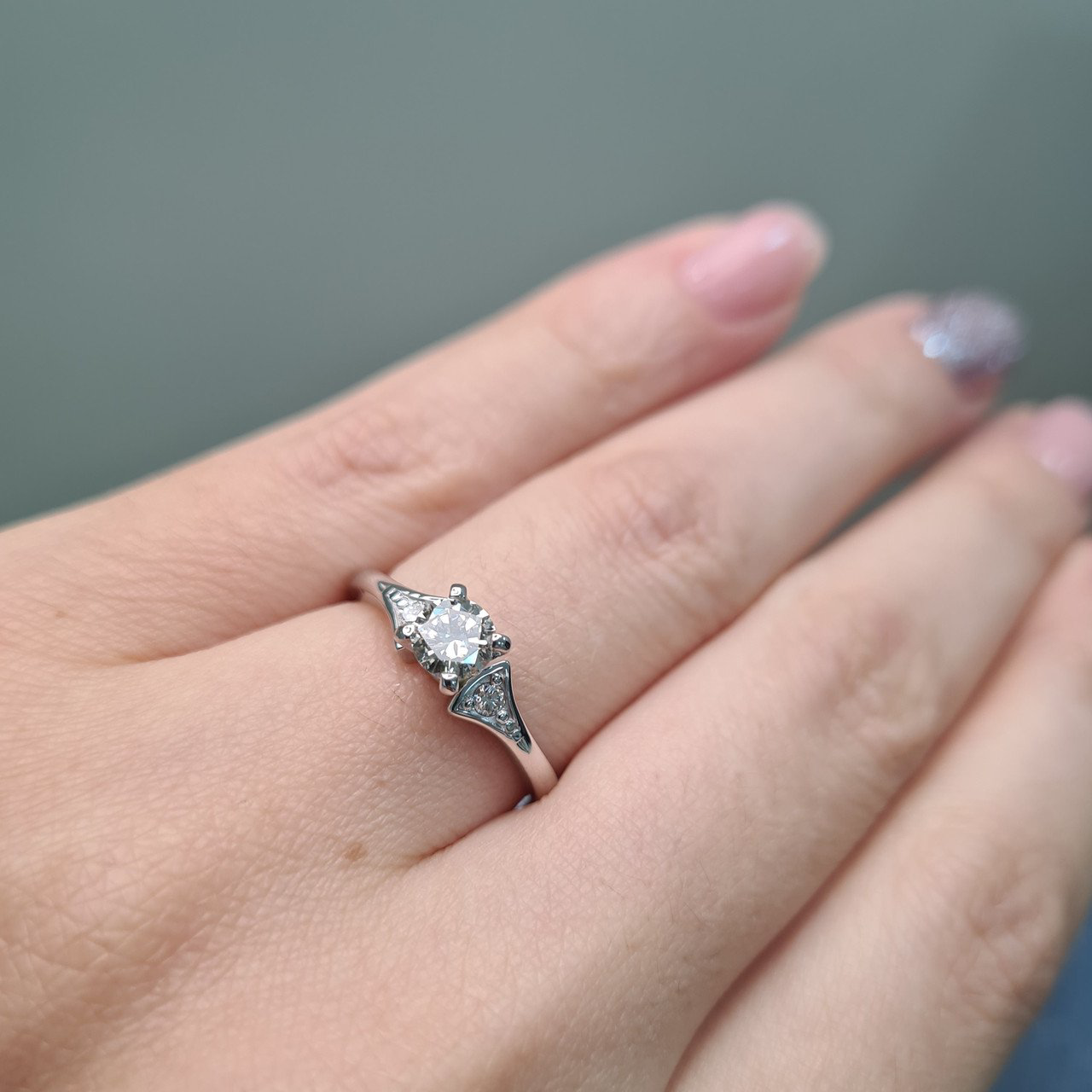 Кольцо Deimantas 91794249 16,5р 2,94гр 0,51ct. купить,NaN