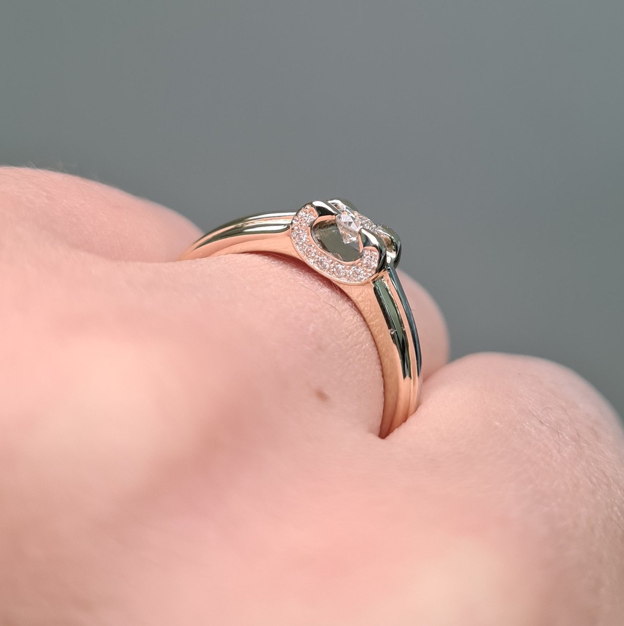 Кольцо Deimantas 95525366 18р 3,38гр 0,22ct. купить,NaN