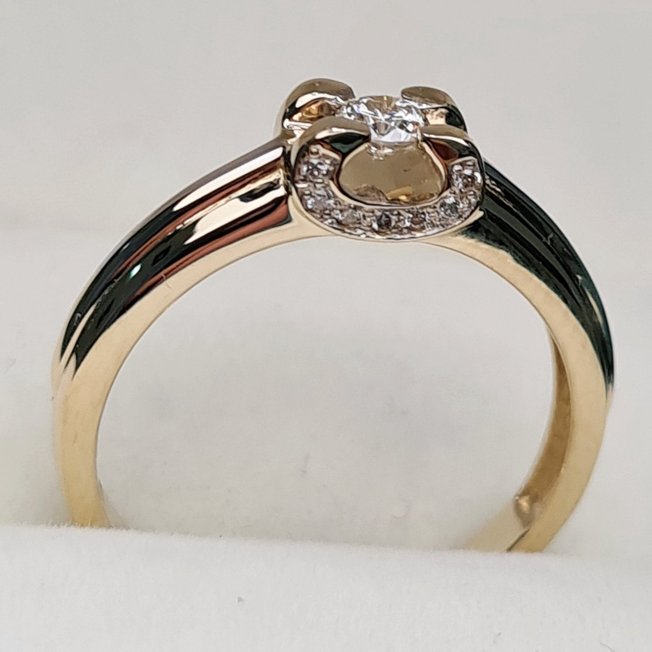 Кольцо Deimantas 95525366 18р 3,38гр 0,22ct. купить,NaN