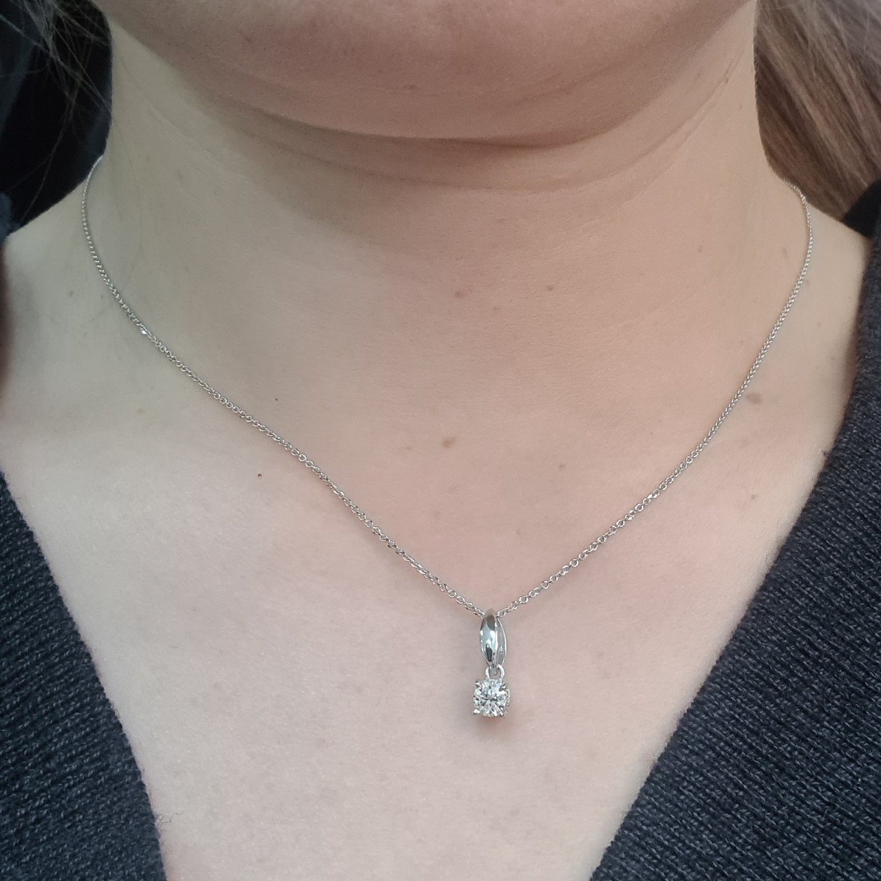 Колье Deimantas 95525386 40см 1,88гр 0,24ct. купить,NaN