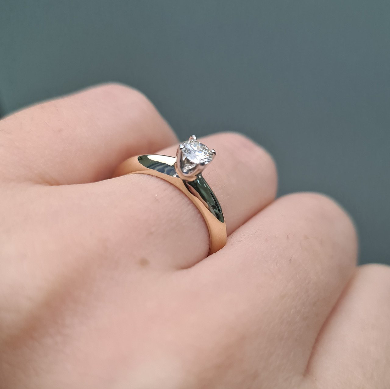 Кольцо Deimantas 91794518 16,5р 3,26гр 0,30ct. купить,NaN